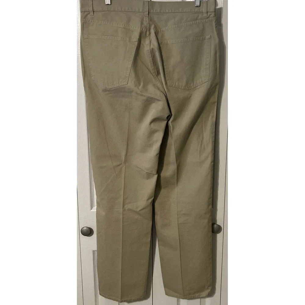 Vintage 90s Polo Ralph Lauren 5 Pocket Twill Tan Straight Leg Pants Size 36x34